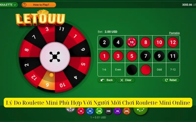 Lý Do Roulette Mini Phù Hợp Với Người Mới Chơi Roulette Mini Online